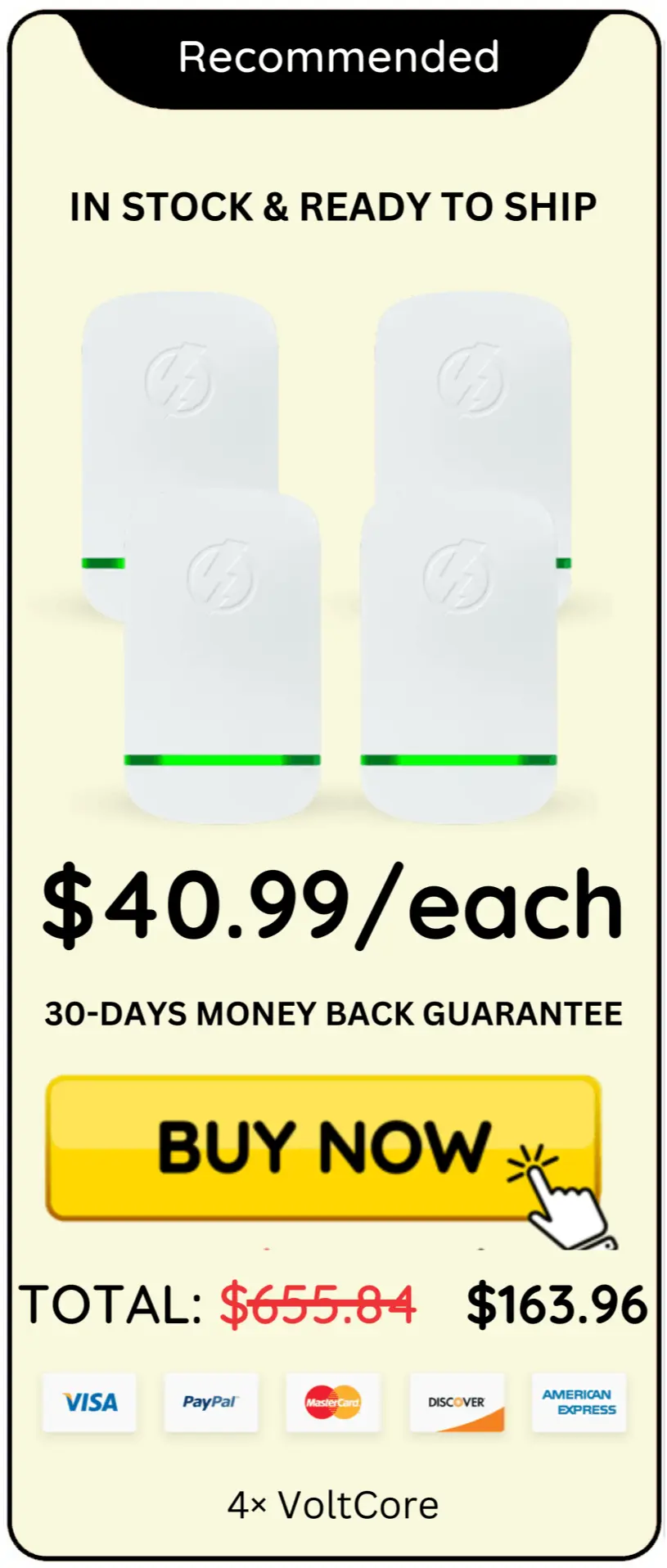 VoltCore Energy Saver  offer package price 